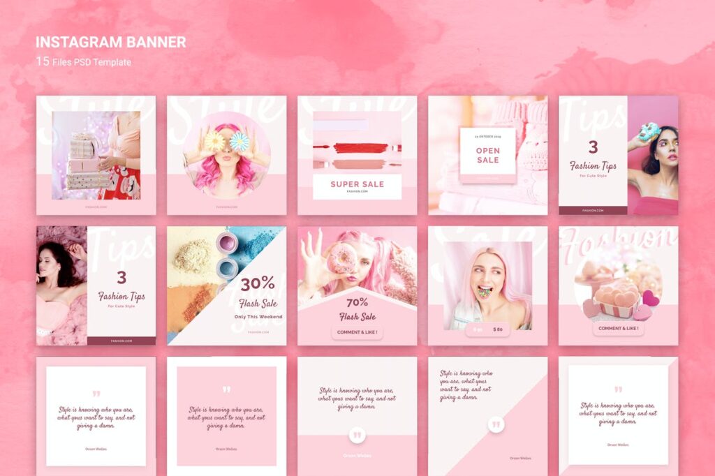 El color rosa en la publicidad