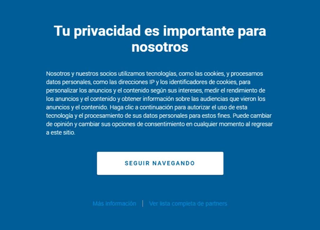 cambios en la politica de cookies 31 de octubre