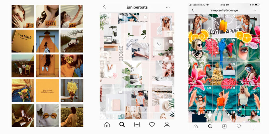 Feed de instagram buena biografia