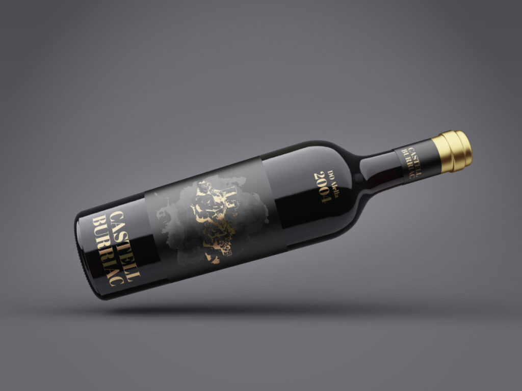 soluciones digitales y diseño de packaging botella de vino